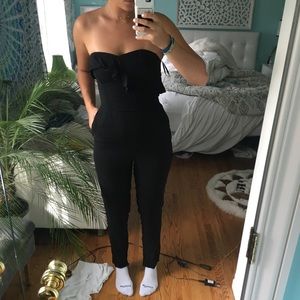 Black pantsuit, never worn and in great condition
